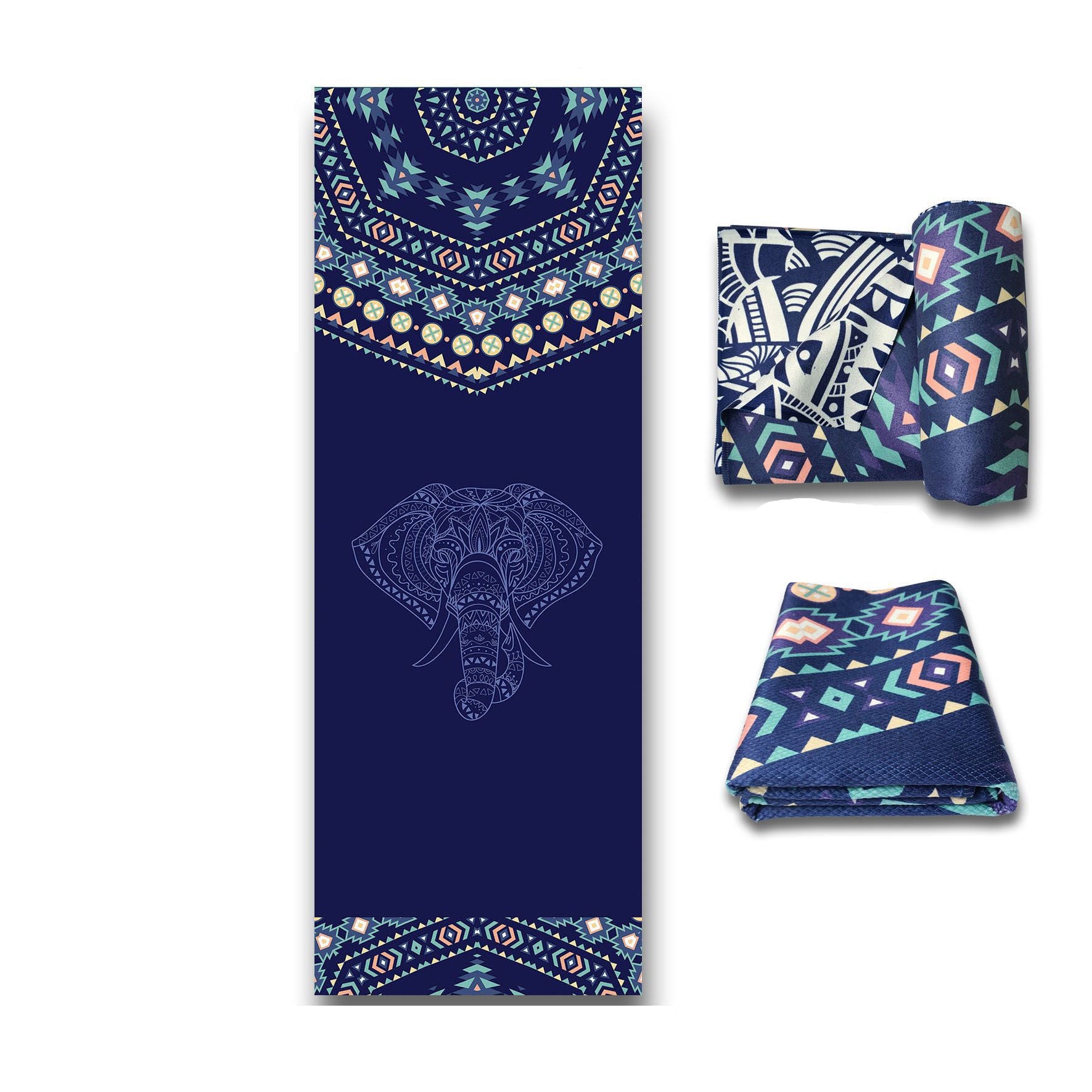 Double-Faced Fleece Yoga Towel – Soft, Non-Slip & Stylish