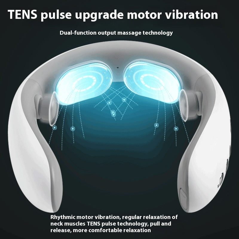 USB Neck Massager – Bluetooth, Heat & Smart Voice Options for Ultimate Comfort